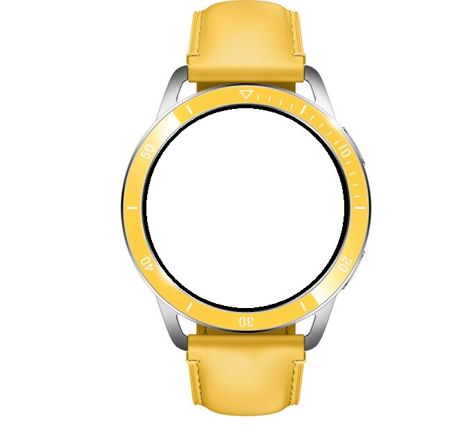 Безель - кільце - частина корпуса для годинника Xiaomi Watch S3 — Bezel Chrome Yellow (BHR8314GL)