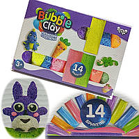 Шариковый пластилин Danko Toys "Bubble Clay" / 14 шт / BBC-05-01U