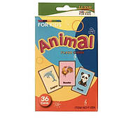 Картки з картинками та словами Animal