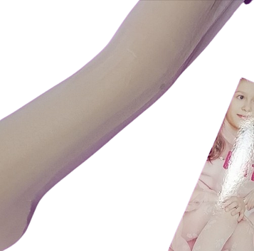 Колготи 20 den, білі з візерунком, зріст. 140 - 146 см.