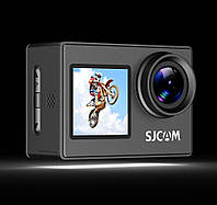 Екшн-камера SJCAM SJ4000 Dual Screen 4K@30FPS з водонепроникним кейсом, Wi-Fi та екраном