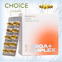 Omega complex + (омега 3, омега 6, омега 9) PRO HEALTHY CHOICE (60 капсул) Рыбий жир для детей и взрослых