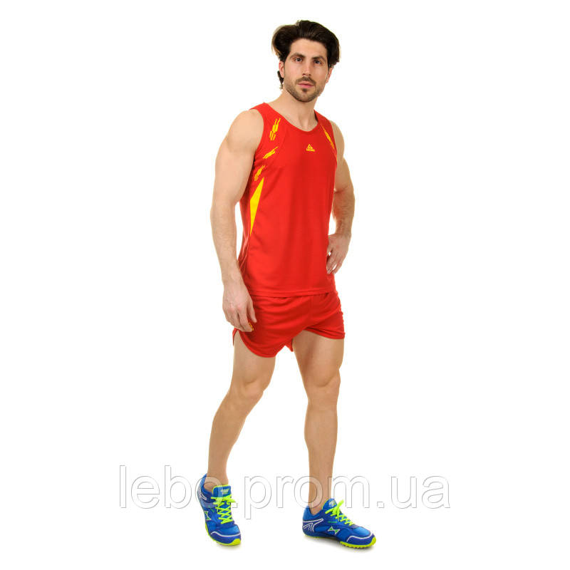 Форма для легкой атлетики мужская LIDONG LD-8307 размер XL цвет красный lb - фото 2 - id-p2145157133