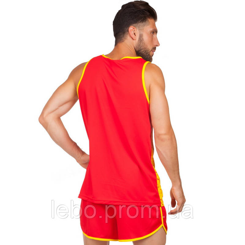 Форма для легкой атлетики мужская LIDONG LD-8309 размер L цвет черный-оранжевый lb - фото 9 - id-p2145157137