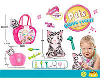 Улюбленець DR 5101 (48/2) Кошеня , м яка іграшка, медичне приладдя, сумка-переноска, 7 аксесуарів, в сумці