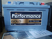 Аккумулятор MAX PERFORMANCE GOLD 6СТ- 75Ah 750A R Автомобильный АКБ Кислотный Турция НДС