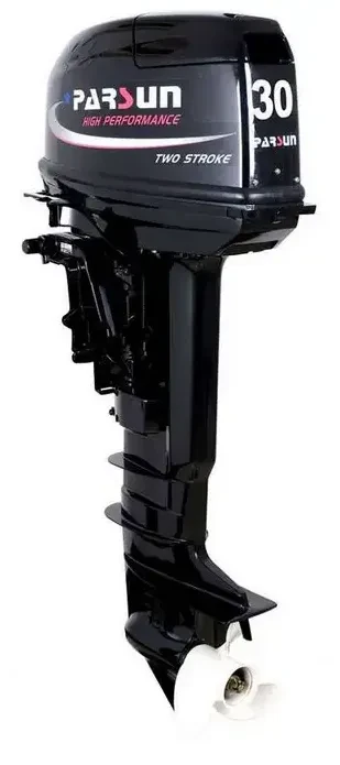 Лодковий мотор Parsun Парсун T30A FWL 30 к.с. двотактний 2 циліндри з дистанційним керуванням та електричним стартером, фото 1