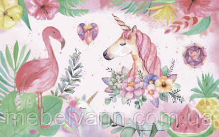 Фотообої Chameleon Фламінго 100х100см, фото 1