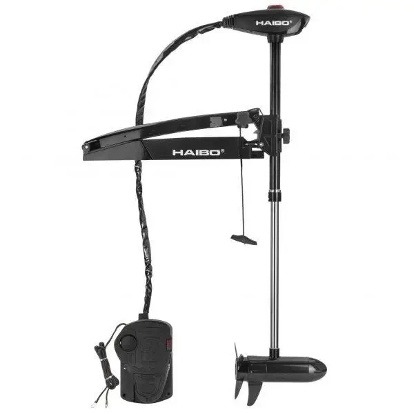 Лодочний електромотор Haibo WFT 80 DG 24V носовий з ножним управлінням потужність 984 Вт тяга 80 lbs, фото 1