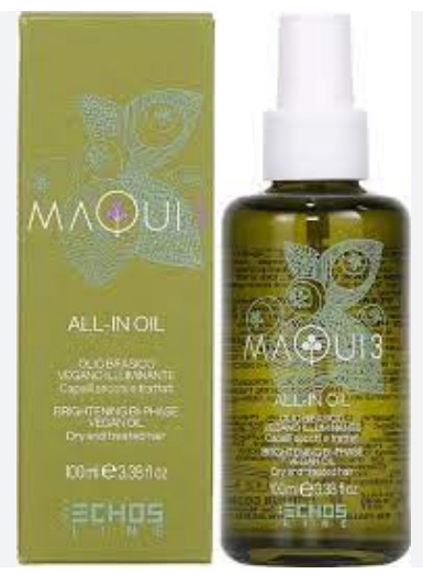 Двофазна веганська олія для блиску Echosline Maqui 3 Brightening Bi-Phase Vegan Oil 100 мл (8008277238753), фото 1