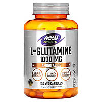 Аминокислота Глютамин Now Foods L-Glutamine 1000 мг, 120 капсул