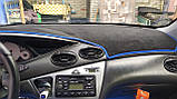 Чохол/накидка на торпеду авто FORD Focus 1 2001-2005 Накидка на панель приладів Форд Фокус 1, фото 4