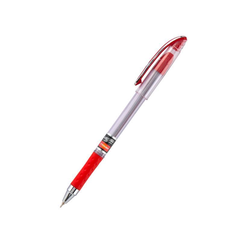 Ручка кулькова масляна Maxflow UX-117-06 пише червоним