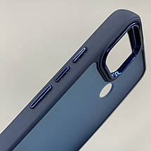 Чохол для Xiaomi Redmi 9C матовий з глянцем чохол на телефон сяомі редмі 9с темно-синій q6y, фото 4