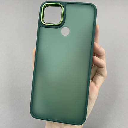 Чохол для Xiaomi Redmi 9C матовий з глянцем чохол на телефон сяомі редмі 9с темно-зелений q6y, фото 1