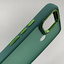 Чохол для Xiaomi Redmi 9C матовий з глянцем чохол на телефон сяомі редмі 9с темно-зелений q6y, фото 4