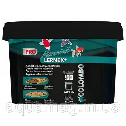 Colombo Lernex PRO, 2500 ml (Засіб від шкірно-зябрових черв'яків Gyrodactylus і Dactylogyrus), фото 1