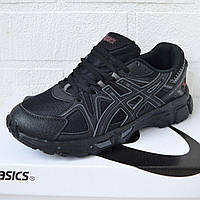 Чоловічі кросівки Asics Gel-Kahana 8 чорні. Спортивні текстильні кроси 41-45