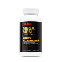 GNC, Mega Men Sport Essentials One Daily Multi (60 таб.), мужские витамины