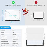 Комплекти світлодіодних ламп Obeamiu 2500-8500K для фотозйомки , штатив 160 см , регулюванням яскравості ( 2 шт.), фото 3