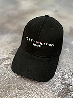 Кепка Томмі Хілфігер чорна чоловіча\жіноча. Брендова кепка унісекс