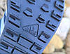Кроссовки ADIDAS Daroga  Dark BLUE темно синие на белой плоской подошве и белыми полосами с фирменым логотипом, фото 7