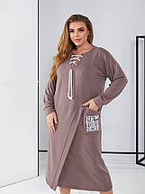 Плаття- худі в спортивному стилі, фото 3