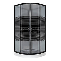 Душова кабіна VIVIA JK 091 Black s line New 90*90*191 низький піддон (A0055604)