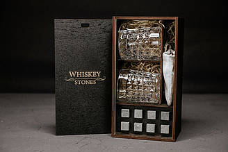 Подарунковий набір каменів та стаканів для віскі № 1 Diamond