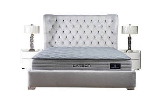 Ліжко 1,8 Ледасі з підіймальним механізмом світло-сірий