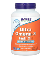 Now Foods, Ultra Omega-3, Ультра омега-3, 180 капсул