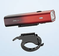 Аккумуляторный велосипедный фонарь ROCKBROS RHL 600 | Велофара на руль (Красный)