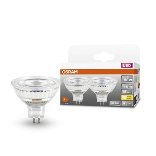 Світлодіодна рефлекторна лампа OSRAM SPOT MR16 GL 50, 6.5W, 630lmСветодиодная рефлекторная лампа OSRAM SPOT MR16 GL 50, 6.5W, 630l