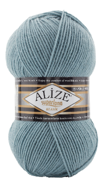 Нитки пряжа для в'язання напіввовна SUPER LANA KLASIK Супер Лана Класик № 575