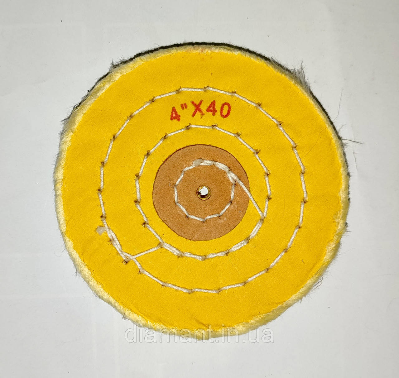 Круг муслиновий жовтий d-100 мм, 40 шарів