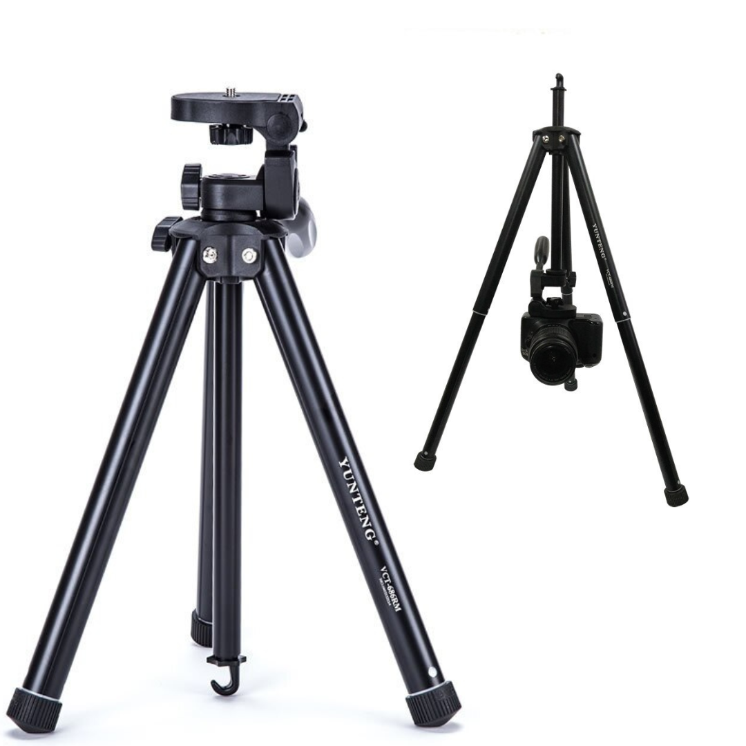 Професійний штатив Yunteng VCT-686RM для смартфона та фото та відео камер, фото 1