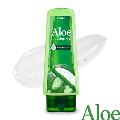 Зспокійливий гель з алое Etude House 99% Aloe Soothing Gel 250 мл, до 26.08.2024 года