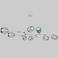 Люстра на 8 ламп Lightled Molecule 52-L7731-8 WH+BL AT, код: 8121200