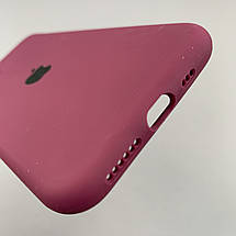 Чохол для Apple iPhone 11 Pro матовий кейс із закритою камерою чохол на айфон 11 про бордовий o5h, фото 5