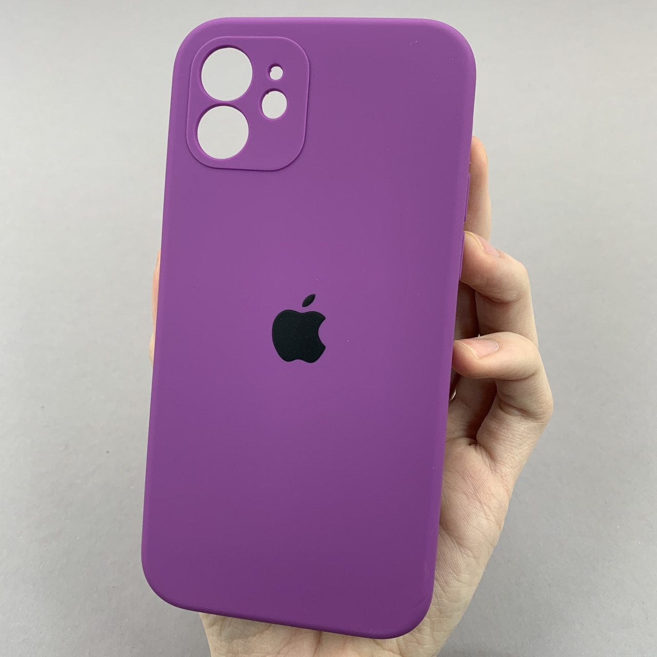 Чохол для Apple iPhone 12 матовий кейс із закритою камерою чохол на айфон 12 фіолетовий o5h