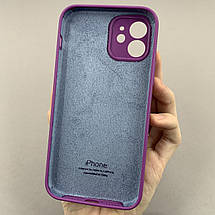 Чохол для Apple iPhone 12 матовий кейс із закритою камерою чохол на айфон 12 фіолетовий o5h, фото 2