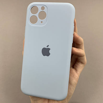 Чохол для Apple iPhone 11 Pro матовий кейс із закритою камерою чохол на айфон 11 про блакитний o5h, фото 1