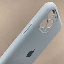 Чохол для Apple iPhone 11 Pro матовий кейс із закритою камерою чохол на айфон 11 про блакитний o5h, фото 3