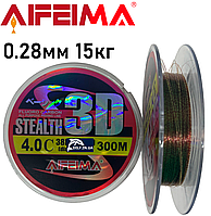 Леска Feima Stealth 3D Line 300m (0.28мм 15кг) AIFEIMA