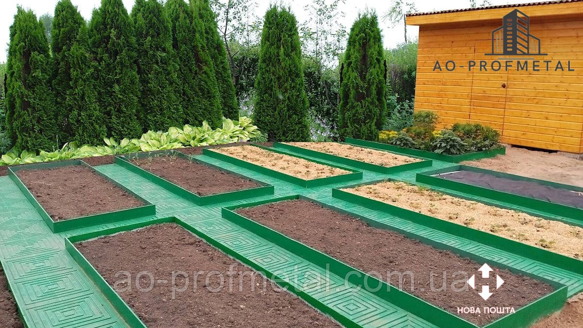 Бордюр для грядки, огорожа для газону., фото 1