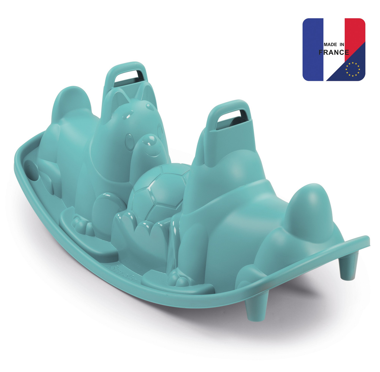 Гойдалка подвійна Smoby Toys Собачки блакитна (830208)