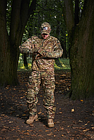 Военный летний костюм мультикам всу убакс штаны с наколенниками рипстоп, Легкая демисезонная форма для военных 3XL