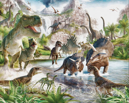 Фотообої Chameleon Динозаври1 100х100 см, фото 1