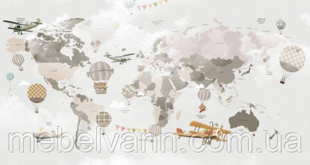 Фотошлях Chameleon 3д мапа дитяча 100х100см, фото 1