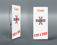 Баннер Паук стандартный размер 120х200 (Эконом)